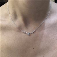 Collier Crivelli Femme in Or blanc Diamante 0.33 Ct 370-XN6546 - 370-XN6546